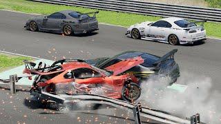 Realistic Racing Crashes #73 | BeamNG Drive