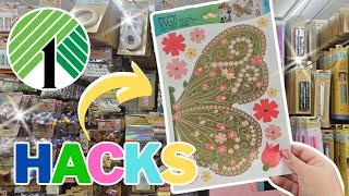 GENIUS  Dollar Tree DIY Crafts Using Peel-N-Stick Decals | Spring Crafts