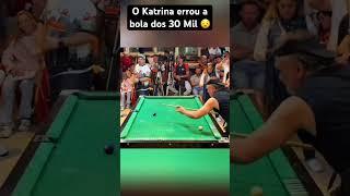 O PROFESSOR NÃO DEU MOLE PARA O KATRINA  #sinuca #sinucatododia #sinucando