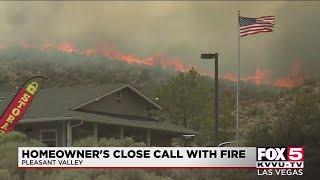 Northern Nevada man shares close call with fire