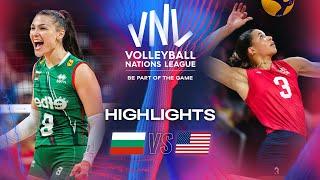  BUL vs.  USA - Highlights | Week 2 | Women's VNL 2024