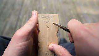 5 Woodcarving Cuts For Beginners- Easy Whittling Lesson