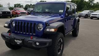 OCEAN BLUE ALL NEW 2018 JEEP WRANGLER UNLIMITED 4 DOOR RUBICON JL WALK AROUND REVIEW FIRST LOOK SOLD