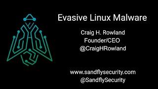 BPFDoor Evasive Linux Backdoor and Malware Forensic Investigation Presentation