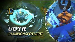 Udyr Rework Champion Spotlight | Gameplay - League of Legends