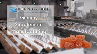 Introducing Expanded Gummy Supplement Manufacturing