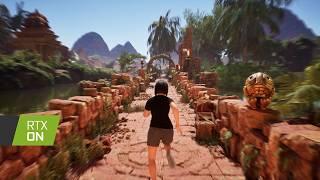 I met Ronaldo in Temple Run - Temple Run in Unreal Engine - REAL RTX ON