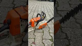 STIHL Motorsäge mit HS 242 Aufsatz #shorts