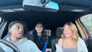 car vlog w trio….