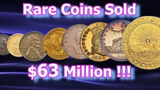 Fantastic $63 Million Rare Coin Auction Highlights