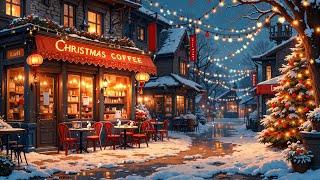 Christmas Coffee Time in Lofi City ️ Lofi Cafe Radio in Christmas Ambience ~ Lofi Beats to Relax