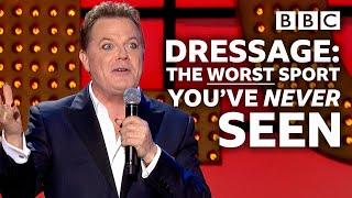 Eddie Izzard hilarious dressage impressions | Live At The Apollo - BBC