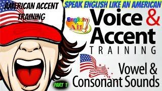 Speak English like an American (American accent training )-Part #1