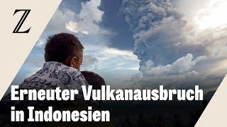 Tausende fliehen vor Vulkanausbruch in Indonesien