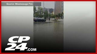 Major flooding in Mississauga