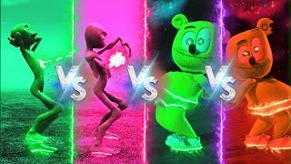 COLOR DANCE CHALLENGE DAME TU COSITA VS El Taiger - Alien Green dance challenge