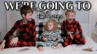 SURPRISING MY KIDS WITH DISNEY WORLD! I didn't expect them to react this way.....