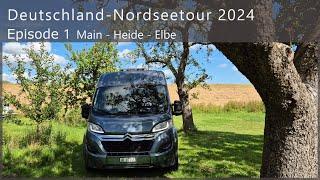 DEUTSCHLAND-NORDSEETOUR 2024 #1  Main - Heide - Elbe