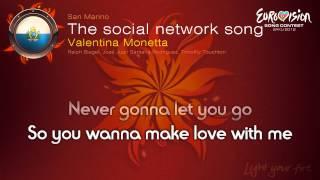 Valentina Monetta - "The Social Network Song" (San Marino) - [Karaoke version]
