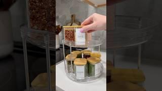 Organizing the spices  #asmr #organized #organizing #organizedhome #satisfying