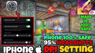 iPhone dpi settings ️ | iPhone dpi+hud+sen settings ️ | 95% headshots  | ff