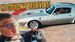 INSANE POWER DIFFERENCE!  500hp 400 Small Block Chevy powered TRANS AM COMES TO LIFE!