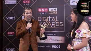 GNT-IWMBuzz Digital Awards: In Conversation With Siddharth Nigam: Ft. Prarthna Batra