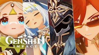 Natlan 5.0 Archon Quest All Cutscenes Compilation | Mavuika, Capitano, Tournament | Genshin Impact