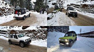 Sliding Cars’s in Black-Ice | Snowfall in Manali | Dangerous turn in Sethan