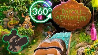 360º Ride on Tiana's Bayou Adventure with Full Queue Scenes