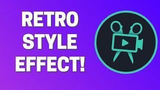 How To ADD Retro Style in Movavi Video Editor Plus!