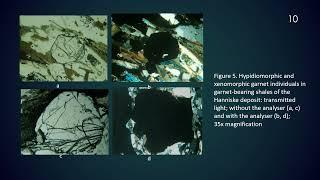 ICSF2024. Features of mineral composition of garnet-bearing shales of the Kryvyi Rih basin and recom