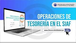 Curso SIAF RP - Operaciones Prácticas de Tesorería (Parte 01)