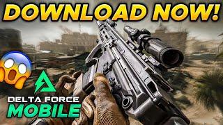 Delta Force Mobile Closed Beta Is Here !! How To Download And Setup..
