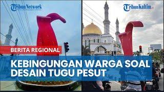 Kebingungan Warga soal Desain Tugu Pesut di Samarinda, DPUPR sebut Makna Tugu yang Habiskan Rp 1,1 M