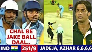 INDIA VS PAKISTAN 2000 | AJAY JADEJA AND AZHARUDDIN DESTROYED PAKIATAN AND SHOIAB AKHTAR IND VS PAK