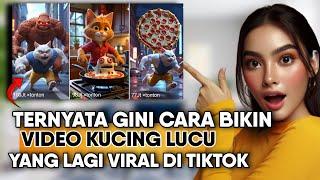 GINI CARANYA BIKIN VIDEO KUCING ANIMASI VIRAL‼️Bisa Hasilin Duit Dari Short & Tiktok