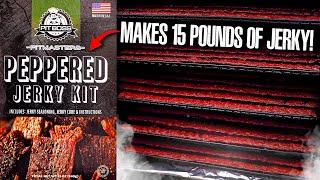 Loaded Pit Boss Vertical Smoker - BEST Jerky Snacks!