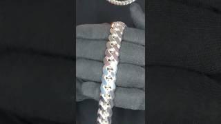 One of my Favorite Unboxings! Gus Villa Jewelry's 14mm 950 Silver Miami Cuban Link Chain #shorts