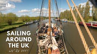 Navigating 13 Canal Bridges on a 120-year-old Tall Ship