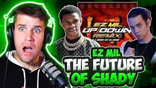 THE FUTURE OF SHADY!! | Rapper Reacts to EZ Mil - Up Down Remix ft. Boogie (First Reaction)
