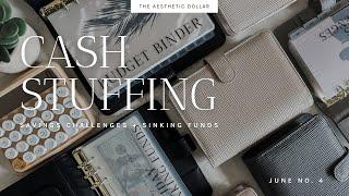 Cash Stuffing | $1705 | June No. 4 | Shop Update | Sinking Funds + Savings Challenges