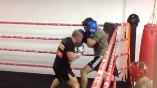 Iron Mike Zambidis sparring