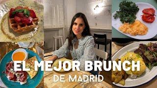 ¿Dónde tomar el BRUNCH en Madrid? ️| Estos son mis FAVORITOS.