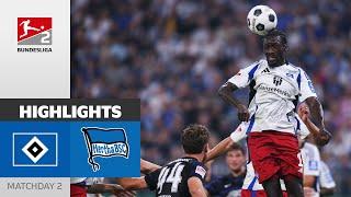 Late Equaliser in Top-Match | Hamburger SV - Hertha BSC | Highlights | MD 2 - Bundesliga 2 24/25