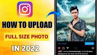 Instagram pr full photo kaise post kare | how to upload full size photo on instagram | Eshu singh