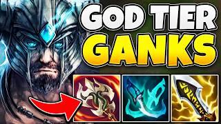 HOW TO WIN ALL 3 LANES WITH JUNGLE TRYNDAMERE! (GOD TIER GANKS)