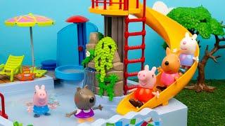 PEPPA PIG Va al Parque Acuático | Juguetes de Peppa Pig para niños