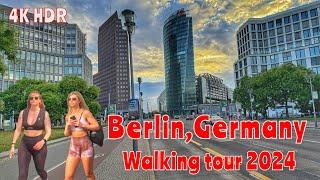 Berlin,Germany/ Walking tour in Berlin to discover sights 4K  hDR (Summer2024)