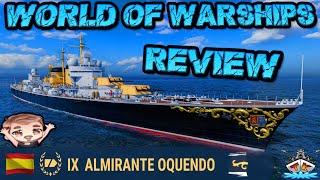 Almirante Oquendo T9/SPN/CA WERFTSCHIFF + F-SKILL *Review*️ in World of Warships  #worldofwarships